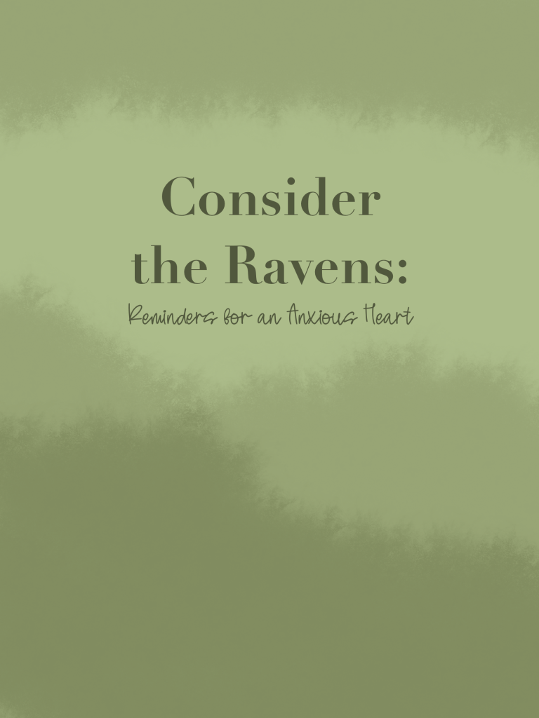 Consider the Ravens: Reminders for an Anxious Heart